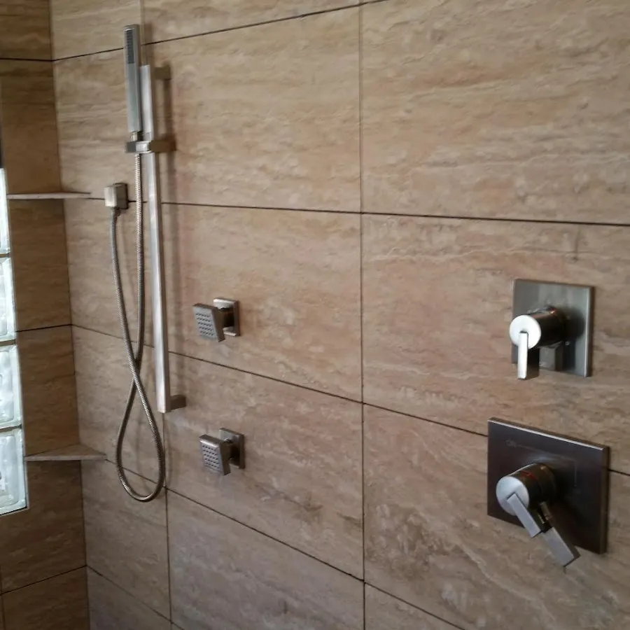 Shower fixture installation for Water Heater Replacement in Lewisburg